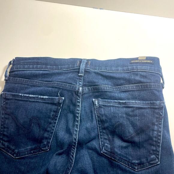 Citizens of Humanity Women’s Jeans Sz 28 CofH Distressed Dark Skinny Sz 6 - Picture 11 of 13
